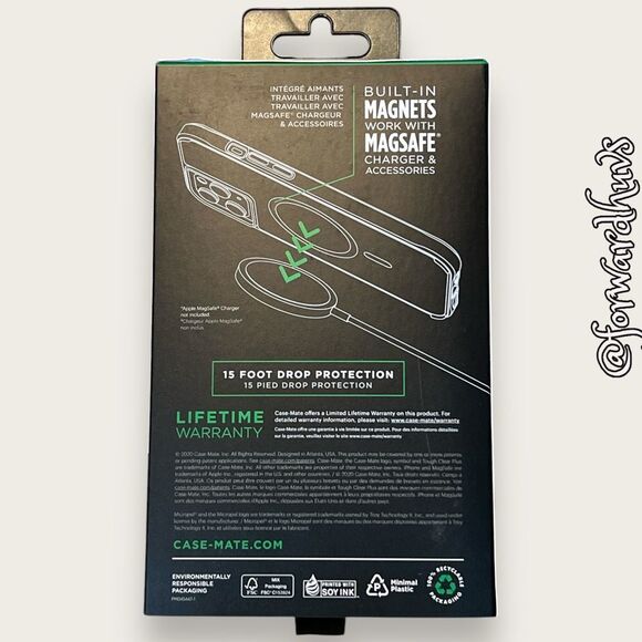 Case Mate Tough | iPhone 12 iPhone 12 Pro Case | Built In Magnets - Picture 4 of 9